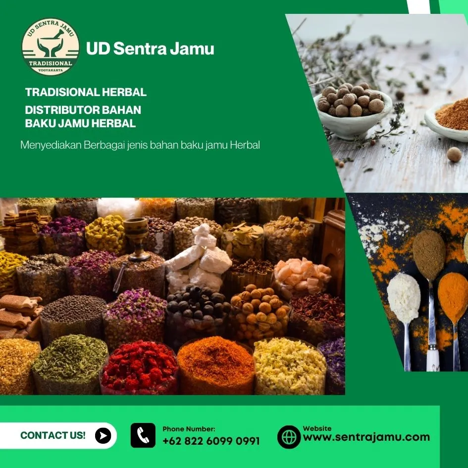 Distributor Beli Bahan Baku Herbal Murah & Berkualitas – UD Sentra Jamu Jogja