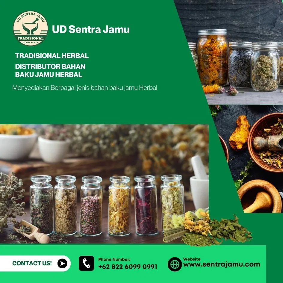 Sentrajamu Supplier Bahan Baku Herbal Premium dengan Harga Murah